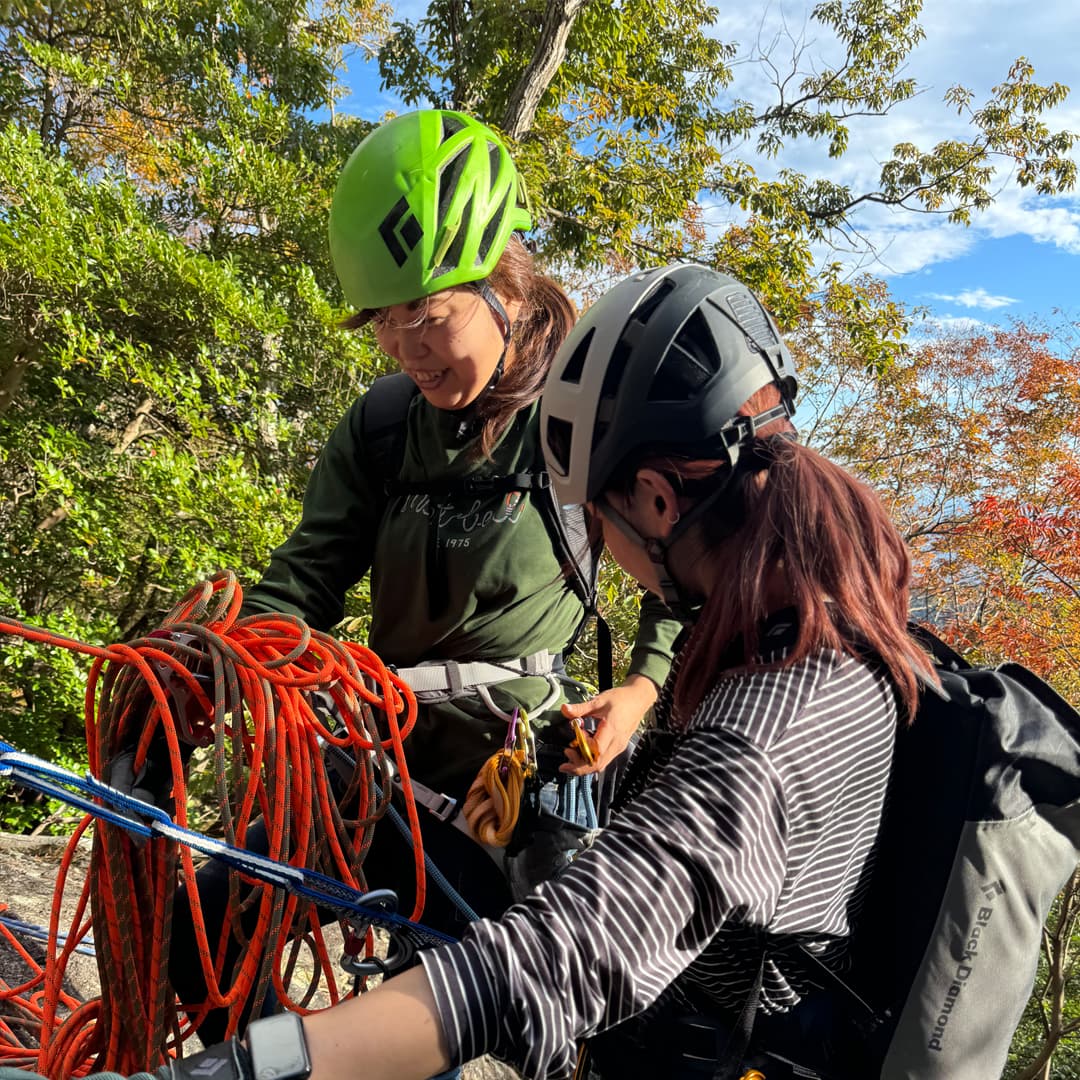 ベータクライミングジム｜外岩マルチピッチクライミング練習会 7