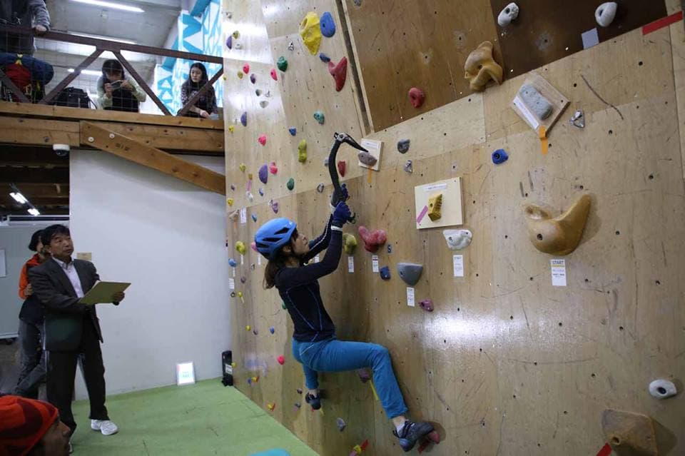 第1回 アイスクライミングうでだめしコンペ