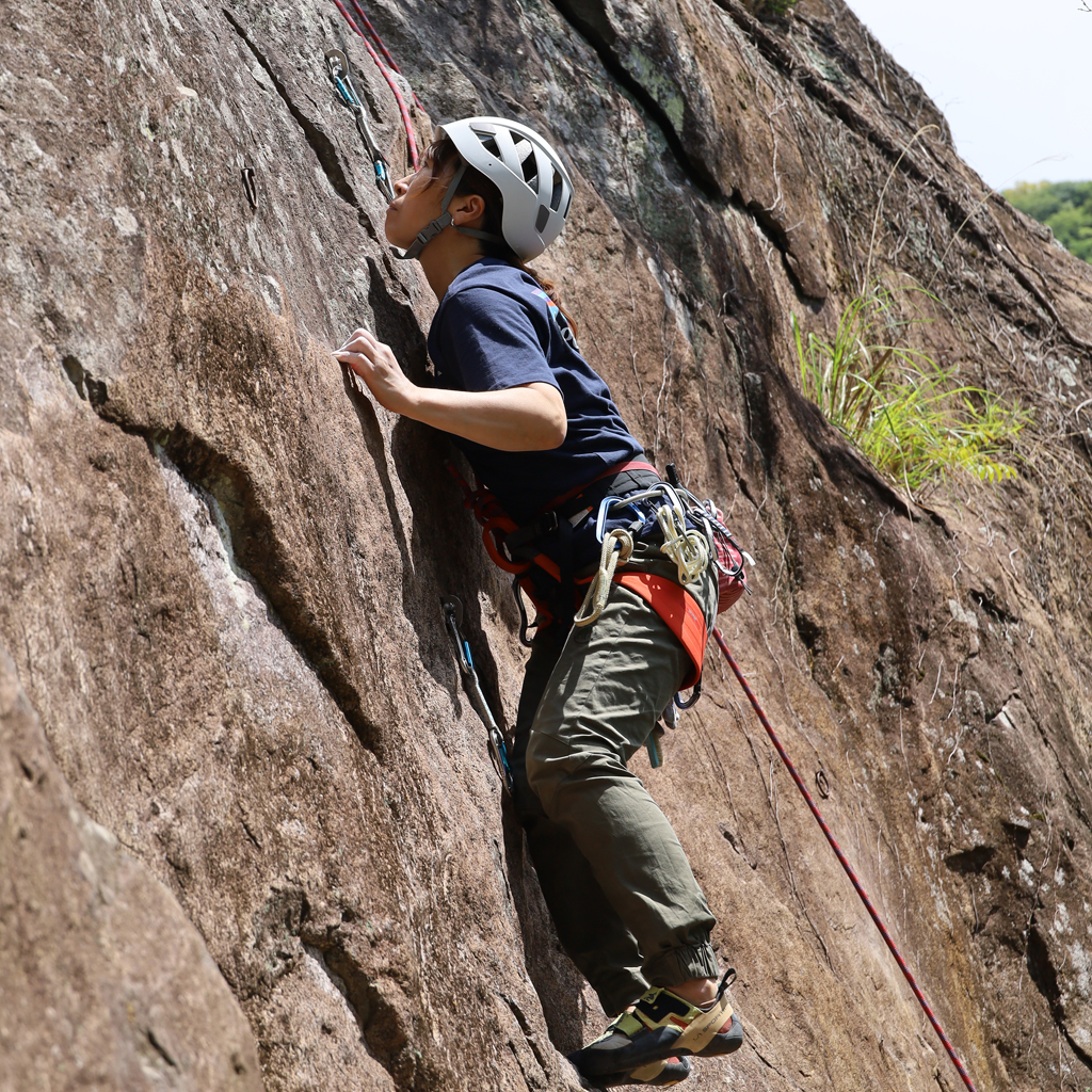 Beta Climbing Gym outdoor practice session |outdoor lead climbing Super Beginners Practice, Mt. Washizu