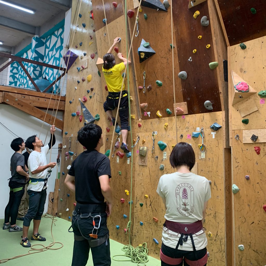 Beta climbing gym course Lead Climbing Beginner Course