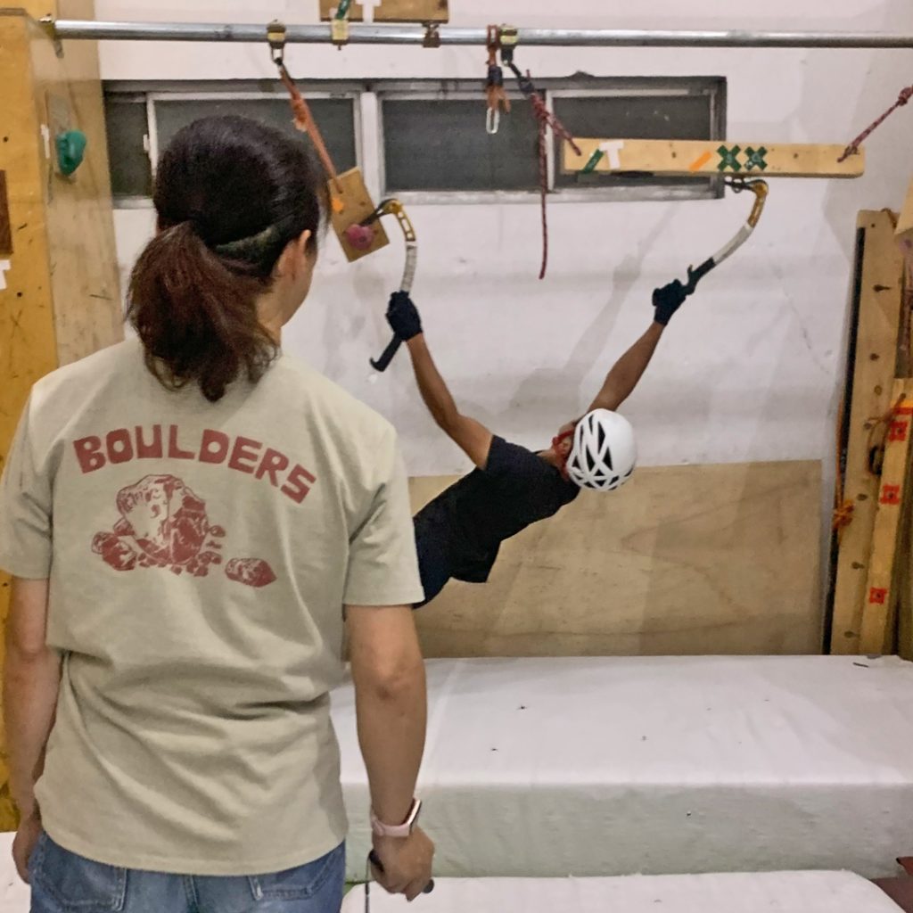 Beta climbing gym workshops and dry tooling dojo